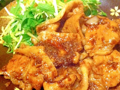 豚のしょうが焼き